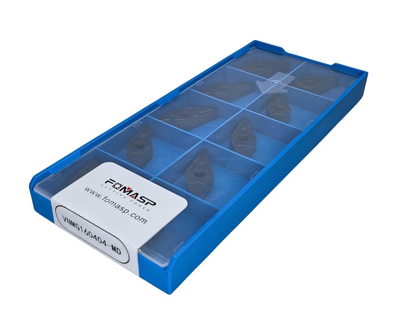 FomaSP VNMG331/VNMG160404-FPM CNC Carbide Turning Inserts for Semi-Finishing Steel Cutting,10 PCS. (VNMG160404) - Image 5